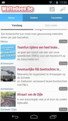 Wattedoen.be android App screenshot 6